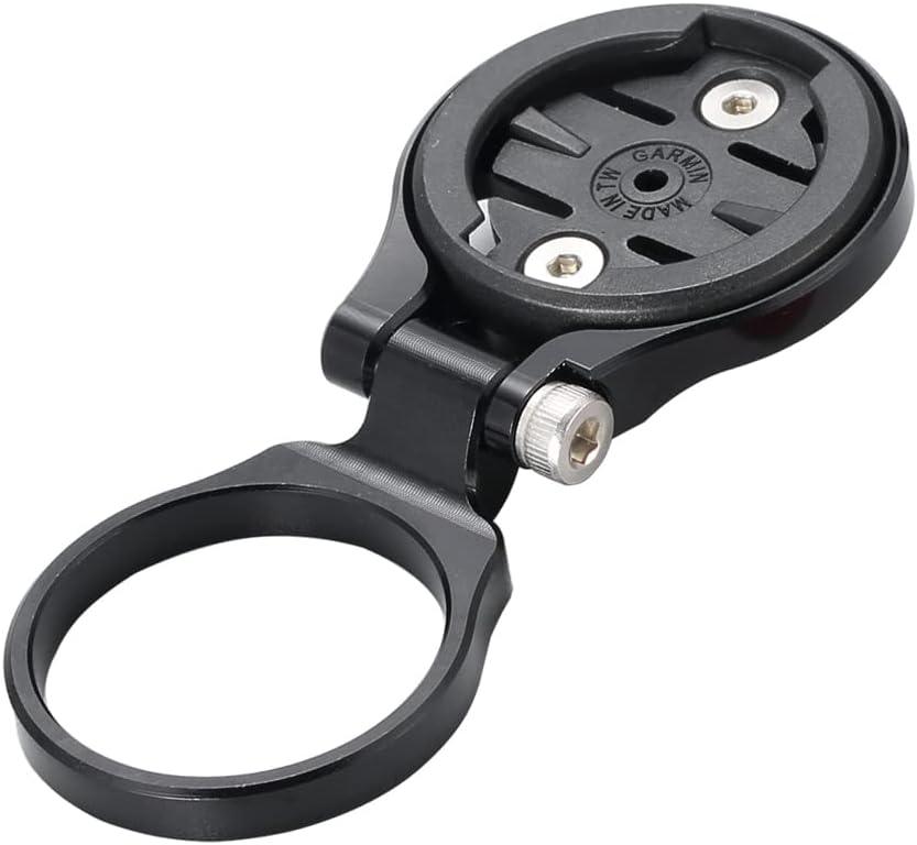 Cestbon Out Front Road Mountain Bike Stem Handlebar Adjustable Mount for Garmin Edge Wahoo Element Bryton Rider Stages Dash Hammerhead Karoo(Black)