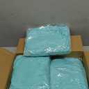 Cocktail Table Covers-Spandex Round High Top Table Cloths 6 Pack 32x43 Inch-Aqua Blue Stretch Fitted Bar Tall Tablecloth for Pub Bistro Highboy Party Banquet Height Folding Satnding Tables