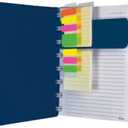 Ampad Versa Crossover Notebook, 6 x 9 Inch Size, Wide-Ruled, Navy, 60 Sheets (25-635)