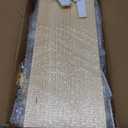 2 Set of Floating Bookshelf with White Shelf Brackets, Pine Wood Invisible Bookshelf, Hanging Bookshelves for Wall, Unique Space Saving Wall Bookcase, White(16.5L8.7W1.5H)