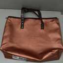 YellaWood, Women's leather tote bag, 18 x 14in