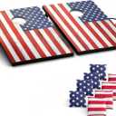 Cornhole Board Set Cornhole Games for Adults Portable Choose Regulation or Tailgate Size