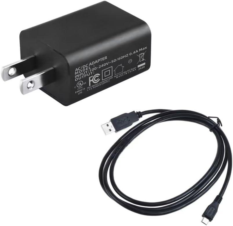 5V AC Adapter + USB Charging Cable Cord Compatible with Bauer 20181F-B 20181FB 4V 1500mAh Lithium Li-ion Battery Cordless Staple Gun Stapler 57241 Model WJ-Y05051000LU Power Supply Charger