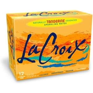 La Croix Sparkling Water, Tangerine, 12 Fl Oz (pack of 12) Exp. 05/26/2027