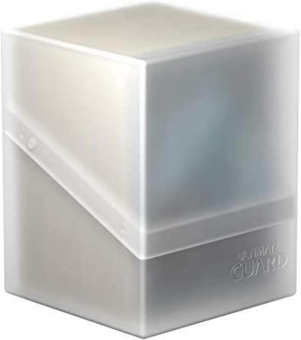 Ultimate Guard Boulder 100+ Classic, Deck Case for 100 Double-Sleeved TCG Cards, Frosted, Secure & Durable Storage for Trading Card Games, Soft-Touch Finish