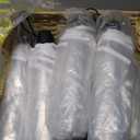 Aodaer 15 Pieces Clear Wedding Umbrellas 40 Inch Foldable Lightweight Transparent Umbrella with Storage Box Automatic Open Close Windproof Stick Travel Umbrella for Adult Outdoor Wedding