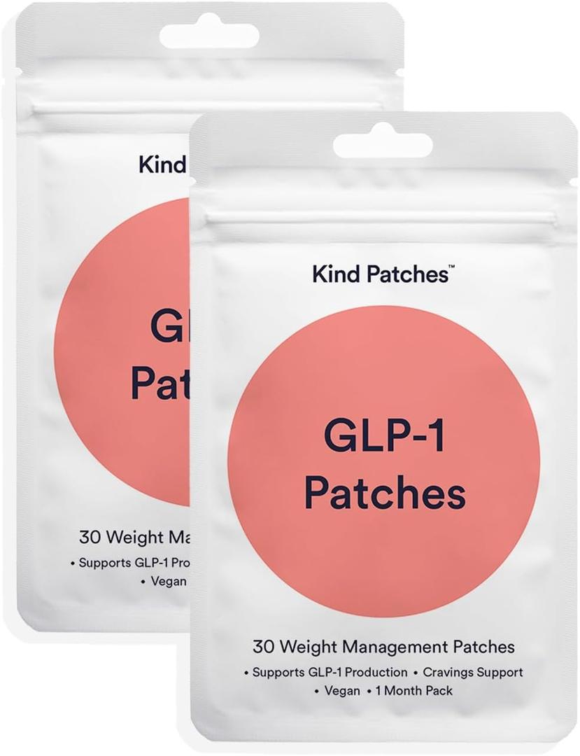 GLP - 1 Patches by Kind Patches for Unisex - 30 Count Patches - Pack of 2