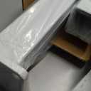 2 Pack 2.56 in. x 2.56 in. x 39 in. Deck Railing Post with Screws, Aluminum Railing Post, White Outdoor Textured Powder-Coat Finish Stair Post for Decks, Porches & Balconies (2 Post)