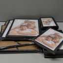 Hoikwo Multi Pack Set of Black Picture Frames, Six 4x6 Six 5x7 Four 8x10 Two 11x14 for Home Wall Display