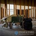 ToughBag 55 Gallon Trash Bags, 55-60 Gallon Trash Bags Heavy Duty (50 COUNT) - Large Black Trash Can Liners, 50-60 Gal for Contractors, Commercial, and Lawn - Made in USA