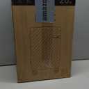 LUGGEX Luggage with Spinner Wheels, Polycarbonate Expandable Hard Shell Suitcase, Carry On 20 Inch, Brown Black