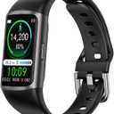 FITVII Fitness Tracker with 24/7 Heart Rate and Blood Pressure Monitor, Blood Oxygen HRV Sleep Tracking Smart Watch, Calorie Step Counter IP68 Waterproof Pedometer Activity Tracker for Women Men