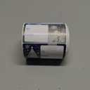 Whaline Christmas Direct Thermal Labels Stickers Red Green Xmas Patterned Rectangle Self-Adhesive Printer Decals for DIY Candle Name Tag Logo Design, 500 Pcs