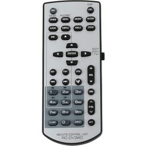 New RC-DV340 Remote fit for Kenwood KVT-512 KVT512 DDX7019 DDX7039 DDX419 DDX319 DDX3049 DDX719DDX7049BT DDX4049BT DDX7049BT DDX514 DNX6000EX DNX5140 KVT-636DVD KVT-516 KVT-546DVD KVT-696 KVT-719DVD