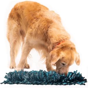 Snuffle Mat - Interactive Dog Toys for All-Sized Dogs 11"x17" - Slow Feeding, Smell Training, Reduces Boredom & Anxiety