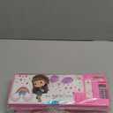 Pop Up Multifunction Pencil Case for Girls, Cute Cartoon Pen Box, Stationery Organizer with Calculator, Sharpener and Schedule, Cute School Supplies Pencil Box, Best Gift Birthday Present for Kids, Set of 2