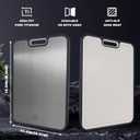 Titanium Cutting Boards for Kitchen, Pure Titanium Metal & Wheat Straw 2 Sided Healthiest Chopping Board, Dishwasher Safe Easy to Clean Large Size 1611