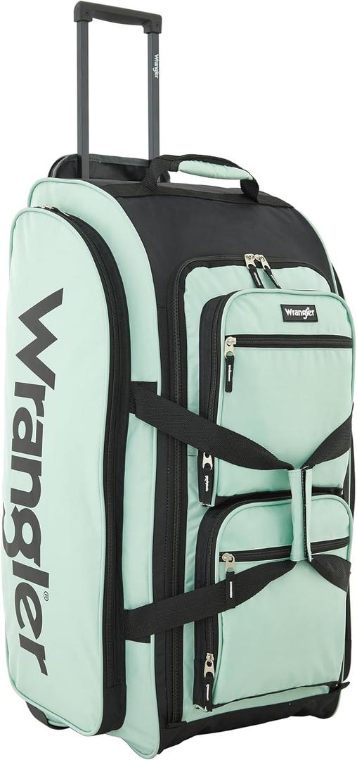 Wrangler Wesley Rolling Duffel Bag, Large 30-Inch