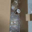 4-Pack Vintage LED Edison Bulbs 100W Equivalent 1400LM High Brightness 8W ST58 LED Filament Light Bulbs 3000K Warm White E26 Medium Base CRI90+ Antique Clear Glass for Home Dinning Room, Non-dimmable