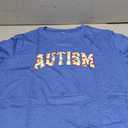 TIEEI Women Autism Awareness Shirt Autism T-Shirt Mental Health Tee Tops Blue, 2XL 
