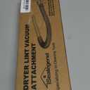 Sealegend Dryer Vent Cleaner Kit Compatible with Dyson Dryer Lint Vacuum Attachment Removes Deep Lint Adapter Compatible with Dyson V7 V8 V10 V11 V12 V15 etc Cordless Vacuum Cleaner Accessories (Gray)