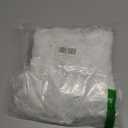 50 Feet Macaron White Christmas Tinsel Garland, Metallic Foil Twist Garland Wall Hanging Tinsel Banner Backdrop for Parade Floats, Easter, Mother's Day, Wedding Party Decorations (2in x 50ft)