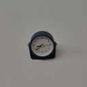 AYRELY 3.5 Inch Small Analog Alarm Clocks,Battery Operated Desk Clock,Cute Table Clock with LightAdjustable Angle for Travel,Bedside,Bedroom,Kids,Living Room Decor(Navy Blue)