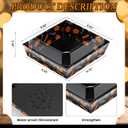 4 x Baderke 50 Set Graduation Paper Charcuterie Boxes with Clear Lids Forks Mini Charcuterie Box Disposable Dessert Boxes for Sandwich, Cookie, Sushi, Cake Slice, Strawberries(Black)