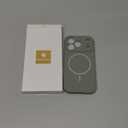 Miracase Magnetic for iPhone 17 Pro Case, Compatible with MagSafe, Integrated Silicone Camera Control Cover, 3.0mm Thicken Shockproof Drop Protection Phone Case for 17 Pro,Patina Green