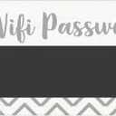 12x5 Greatfull/WiFi Password Plaq