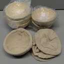 5 Inch Banneton Bread Proofing Basket Set of 6, Kikcoin Mini Sourdough Bread Baking Supplies, Small Banneton Basket Proofing Baskets for Sourdough Bread Baking