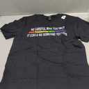 Funny Be Careful Who You Hate Gay Pride Lesbian Rainbow T-Shirt (Small, Black)