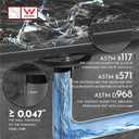 WEBANG 24 Inch Linear Shower Drain Rectangular Floor Drain with Accessories Square Hole Pattern Cover Grate Removable SUS304 Stainless Steel CUPC Certified Matte Black