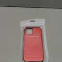 Nvollnoe Compatible with iPhone 15 Case with Card Holder Heavy Duty Protective Dual Layer Shockproof Hidden Card Slot Slim Wallet Phone Cover for Women&Men 6.1 inch(Red)