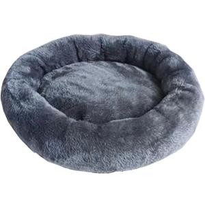 Cat Tree Tower Accessories Replacement Parts Round Top Cushion Bed Cover for Cat Perch with Elastic Band (17.7", Grey)