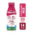 Darigold FIT High Protein Whole Ultra-Filtered Milk - Lactose Free, 25g Protein, 40% Less Sugar - 14oz Bottles, 12 Pack (Whole Milk), Best By: 08-16-2026
