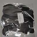 Glitter Black Happy Birthday Banner Sign, Birthday Garland Wall Door Banners Flag for Women Men Boys Girls Party Backdrop Decorations