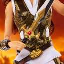 Barbie Signature Doll, Teela Collectible in Jumpsuit, Sword, Doll Stand & Displayable Packaging, Motu Movie Theme