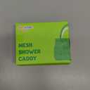 Mesh Shower Caddy Portable with Drawstring, Dorm Room Essentials for College Students boy & girl, Larger Shower Bag for Camping,Swimming,Gym,Travel,Bathroom - Black