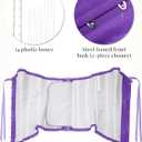 SZIVYSHI Corset Tops for Women, Bustier Shapewear Lingerie, Lace Waist Push Up Bodysuit (Purple, M)