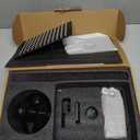 KENES Matte Black Tub Shower Faucet Set Complete with 10-Inch Rainfall Shower Head and Tub Spout, Square Tub and Shower Trim Kit, KE-6024A-2 (Shower Valve Included)