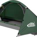Camppal 1 Person Tent for Camping Hiking Mountain Hunting Backpacking Tents 4 Season Resistance to Windproof Rainproof and Waterproof (Green)