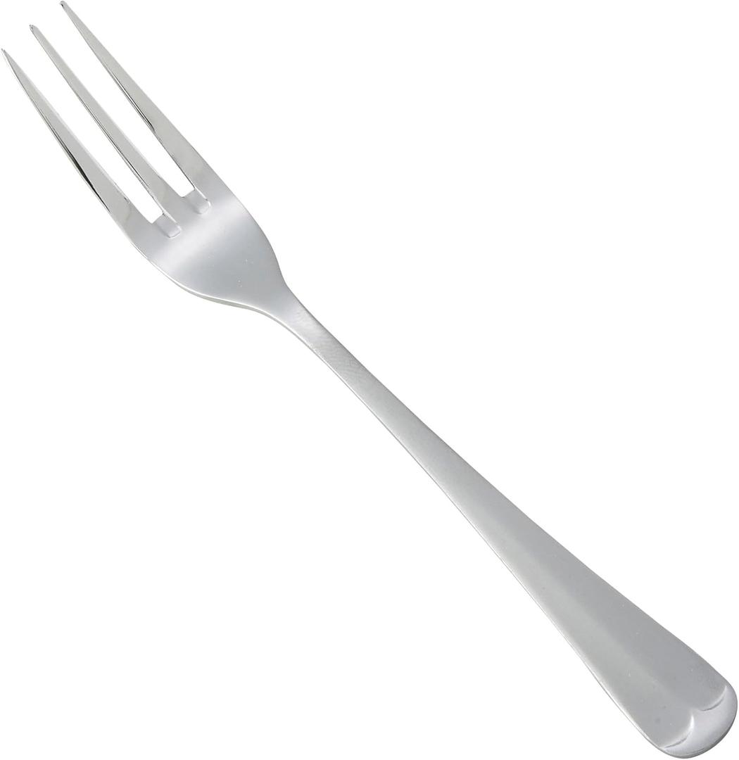 Winco 12-Piece Lafayette Salad Fork Set, 18-0 Stainless Steel, Silver