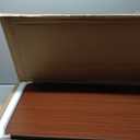 Vaunn Medical Pneumatic Adjustable Overbed Bedside Table With Wheels (Hospital and Home Use)