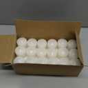 10 Hour White Votive Candles for Weddings Party Spa and Emergency, Set of 36 Unscented Bulk Candles for Restaurants and Home Decoration