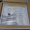 Pull out Cabinet Organizer,21"Deep, 20"Wide Heavy Duty Full-Extension Slide out Drawers Fixed with Nano Adhesive,Roll Out Shelves Sliding Cabinet for Kitchen,Bathroom,Pantry,under sink Storage(White)