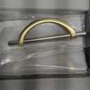 Amerdeco 10 Pack Brushed Satin Nickel and Gold Cabinet Pulls 5 Inch(128MM) Hole Centers Kitchen Cabinet Handles Cabinet Hardware Cupboard Handles Drawer Pulls