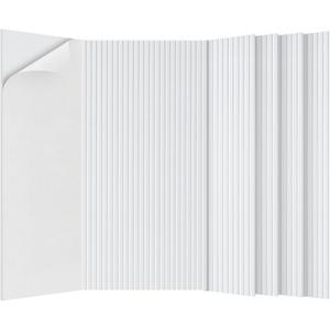 5 Pack Acoustic Panels,47.2x23.6x0.4 inch Acoustic Wall Panels,Large Soundproof Panels,Self-Adhesive Sound Proof Panels for Walls,Acoustic Treatment for Recording Studio&Office,White