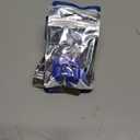 10 x Blue Anodized Aluminum Tire Valve Stem Caps with Plastic Inner Sleeve, Corrosion Resistant. Universal Valve Caps for Cars, Trucks, Motorcycles, Pack of 5