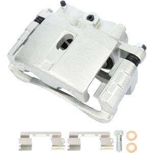 Cciyu Front Left Disc Brake Caliper Assembly w/Bracket 18-B4729 For Cadillac 2002-2006, Chevy 1999-2013, GMC 1999-2013, Hummer 2003-2009
